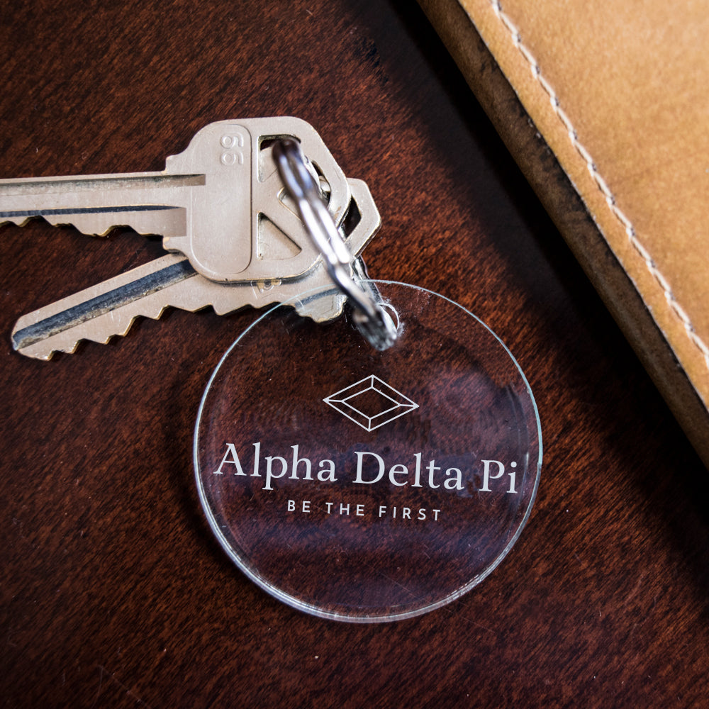 Alpha Delta Pi Acrylic Key Fob