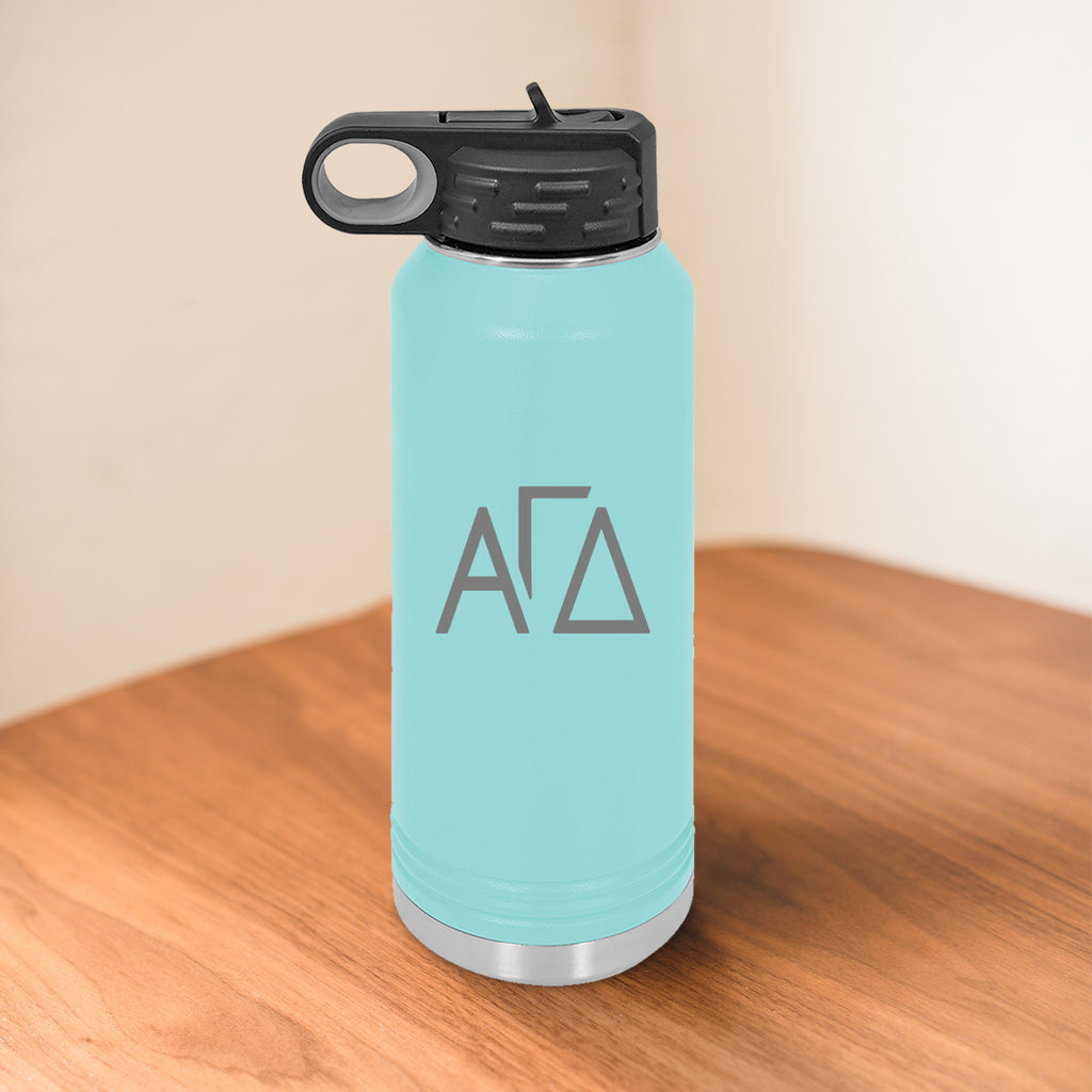 Alpha Gamma Delta 32 oz Water Bottle