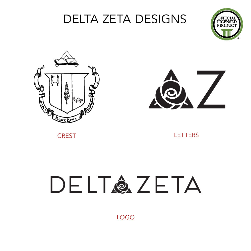Delta Zeta Acrylic Serving Tray