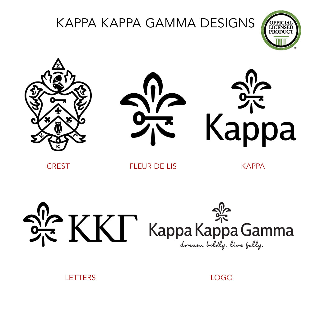 Kappa Kappa Gamma Acrylic Serving Tray