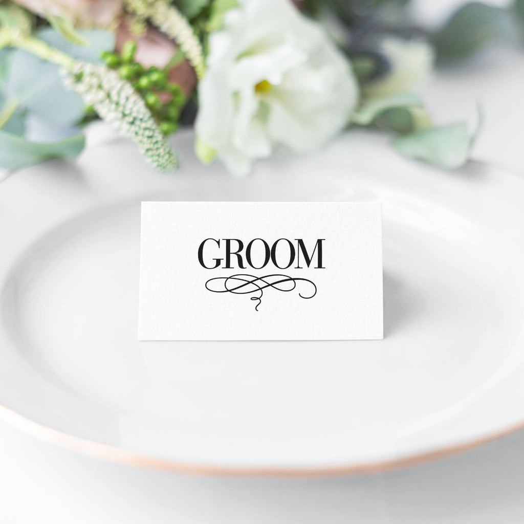 Bridal Luxe Suite Groom Wedding Mix & Match Designer Stamp