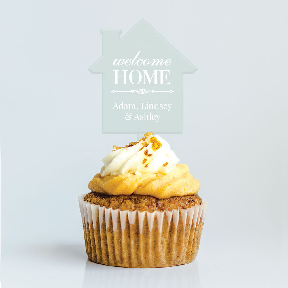 Welcome Home Cupcake Topper