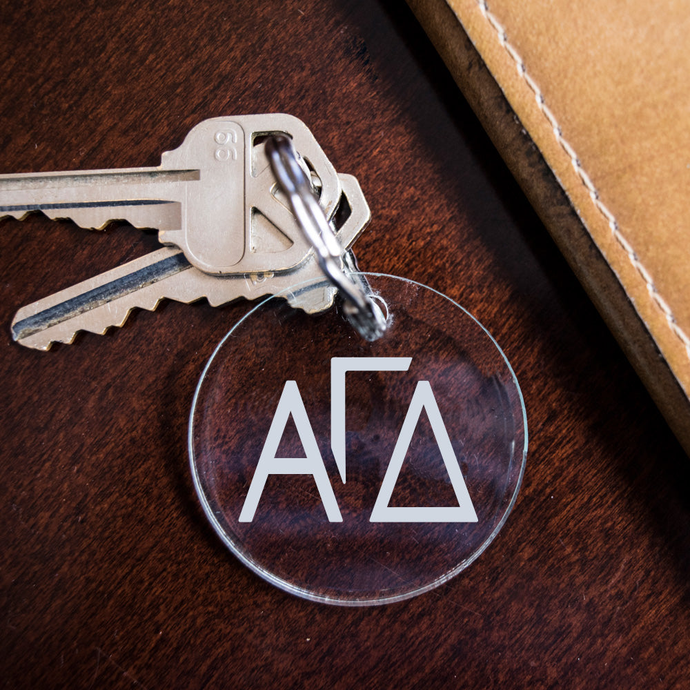 Alpha Gamma Delta Acrylic Key Fob