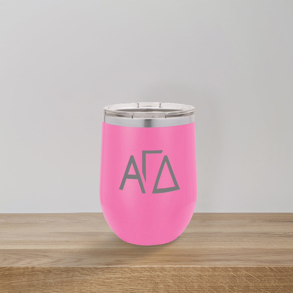 Alpha Gamma Delta 12 oz Tumbler