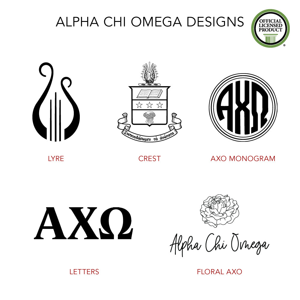 Alpha Chi Omega Acrylic Ornament