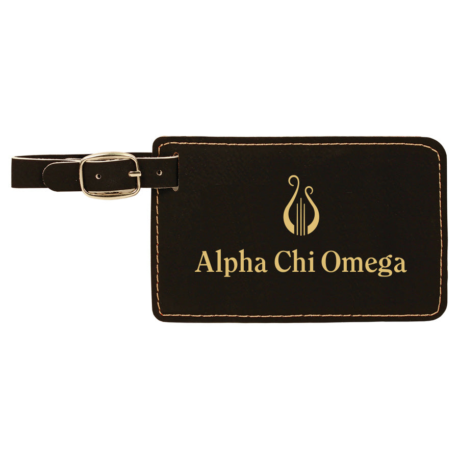 Alpha Chi Omega Luggage Tag Set