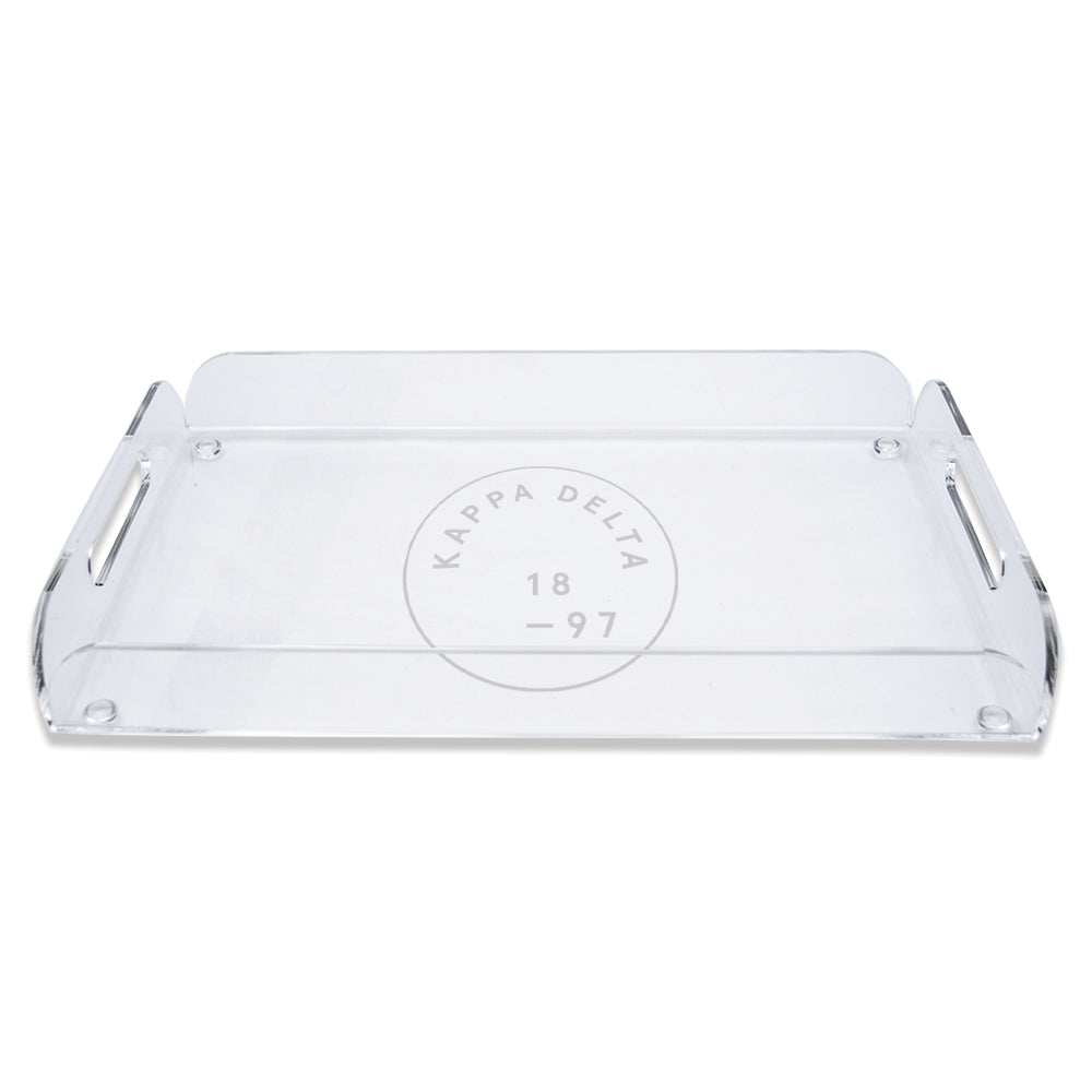 Kappa Delta Acrylic Serving Tray