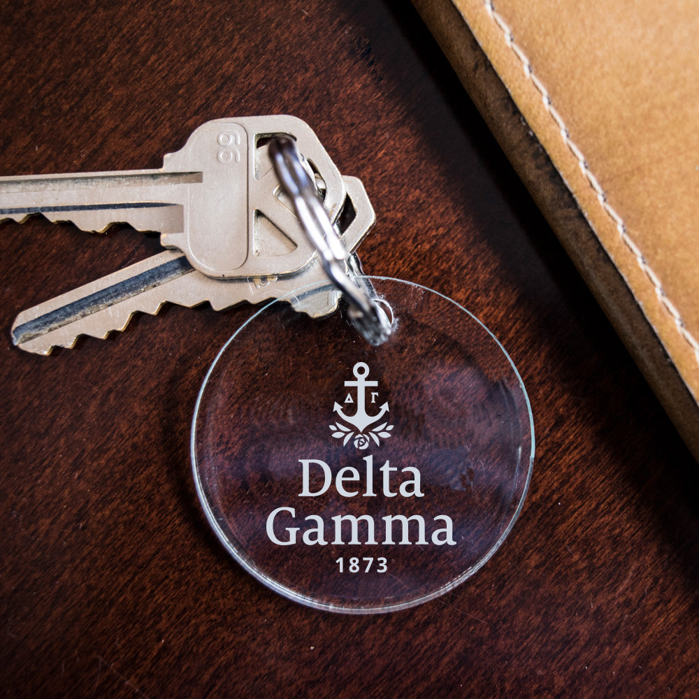 Delta Gamma Acrylic Key Fob