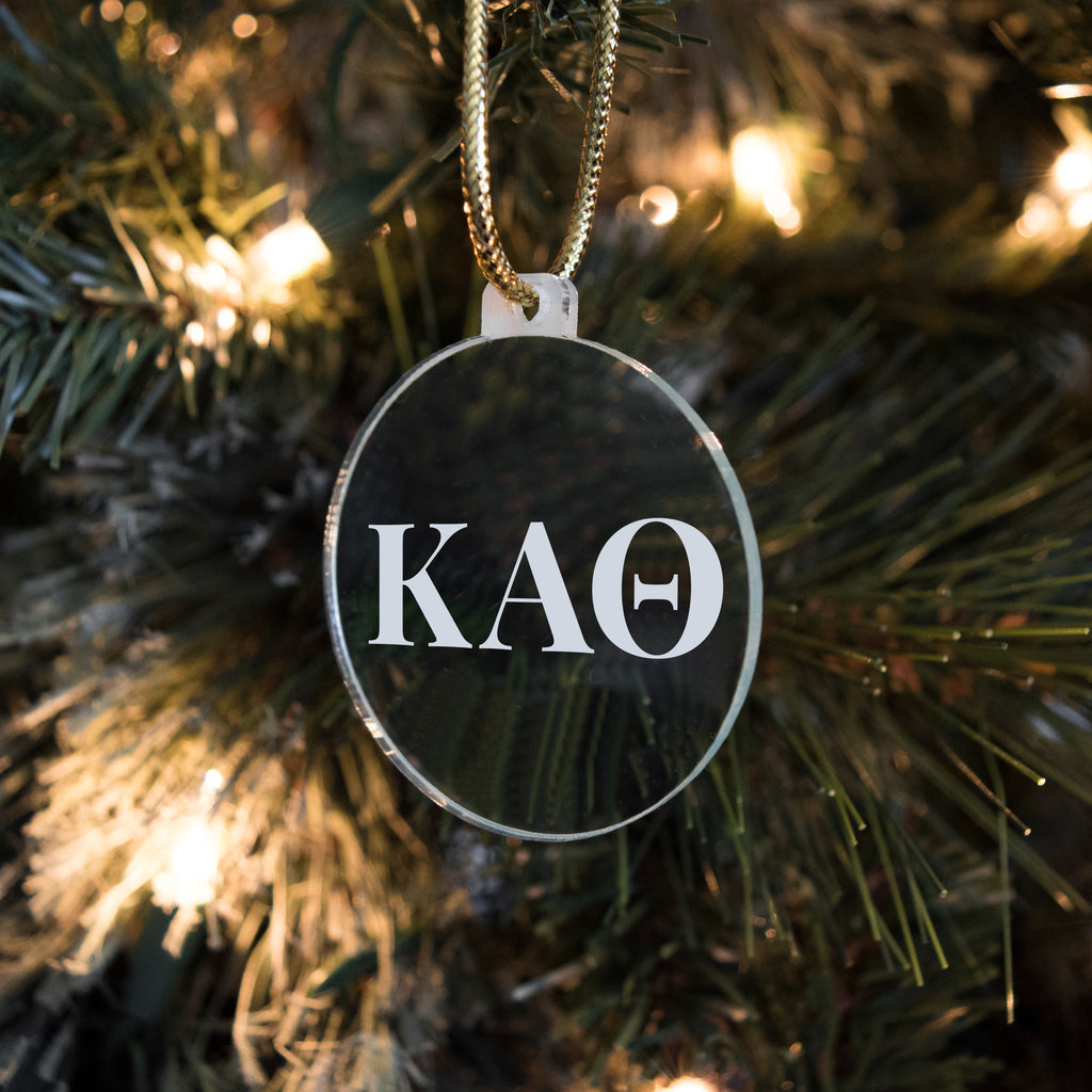 Kappa Alpha Theta Acrylic Ornament