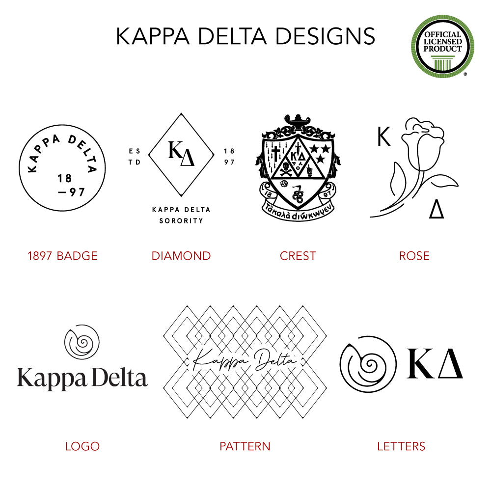 Kappa Delta Acrylic Serving Tray