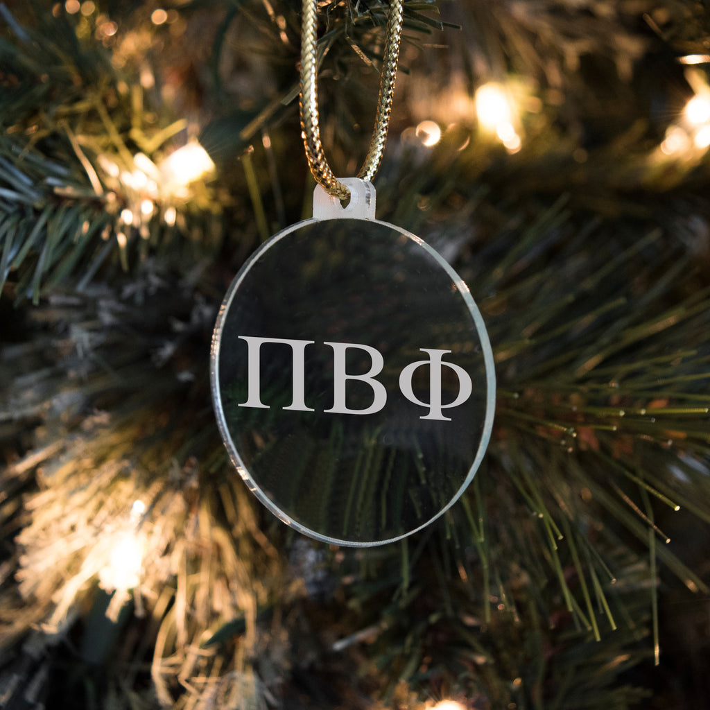 Pi Beta Phi Acrylic Ornament