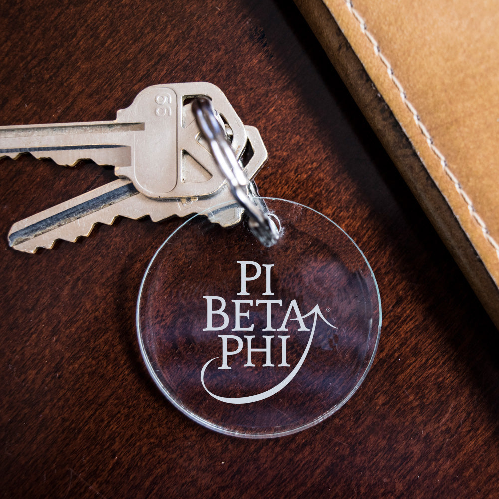 Pi Beta Phi Acrylic Key Fob