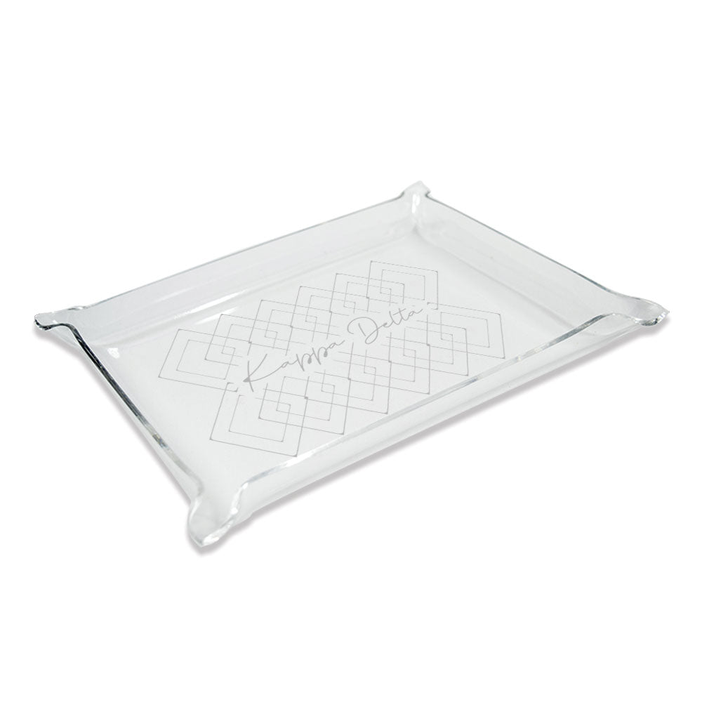 Kappa Delta Acrylic Valet Tray