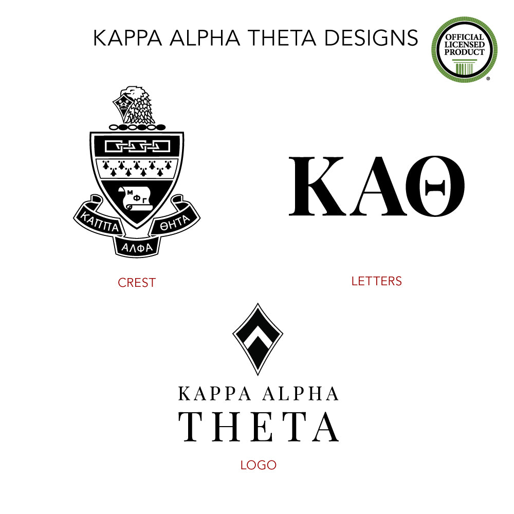 Kappa Alpha Theta Acrylic Ornament