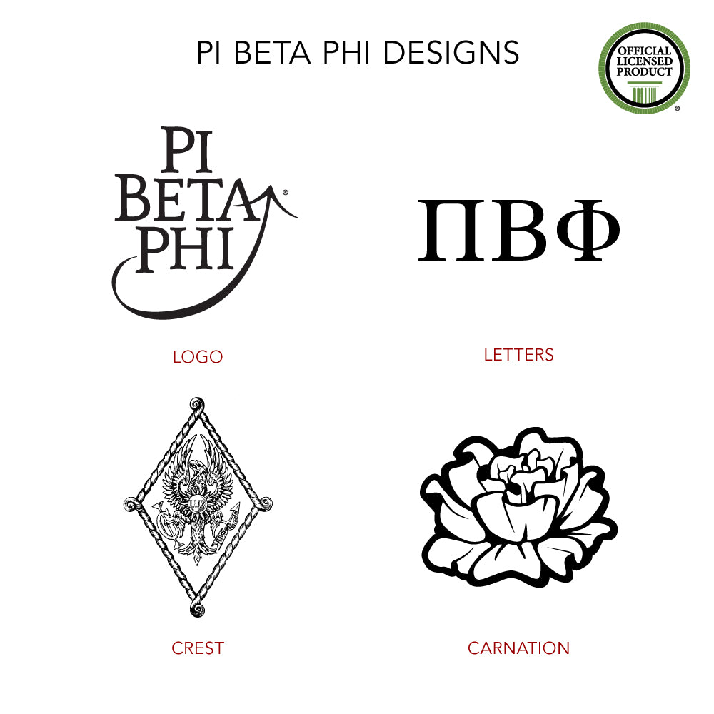 Pi Beta Phi Acrylic Key Fob