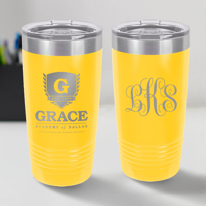 Custom Engraved 20 oz Tumbler – Artisan Stamp