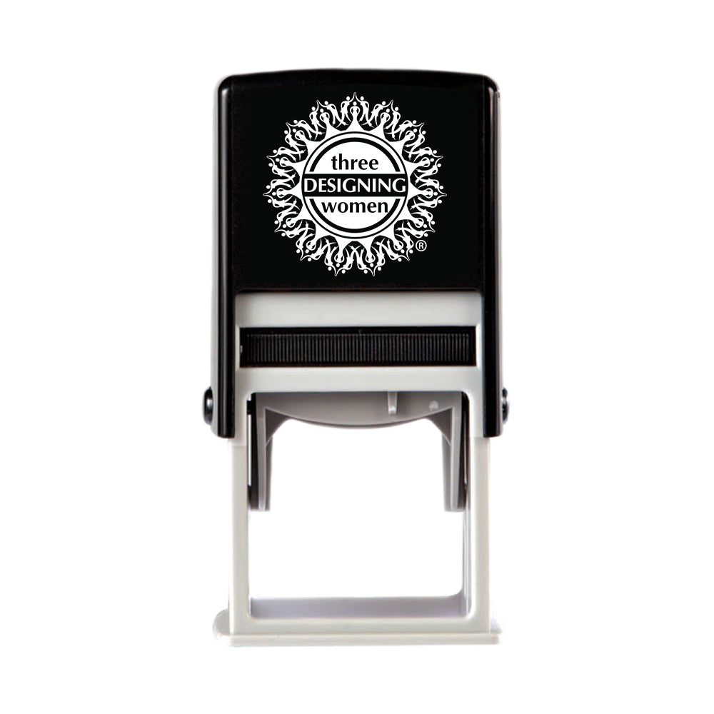 Stamper Device Only Designer Stamp Patented removable clip makes changing stamp designs clean and easy
