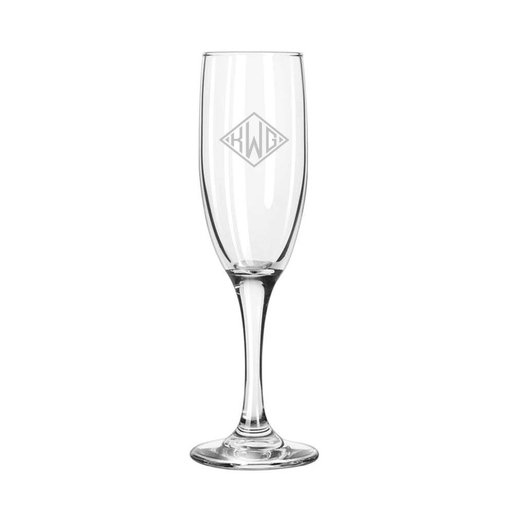 Glass Champagne 6 oz Flute