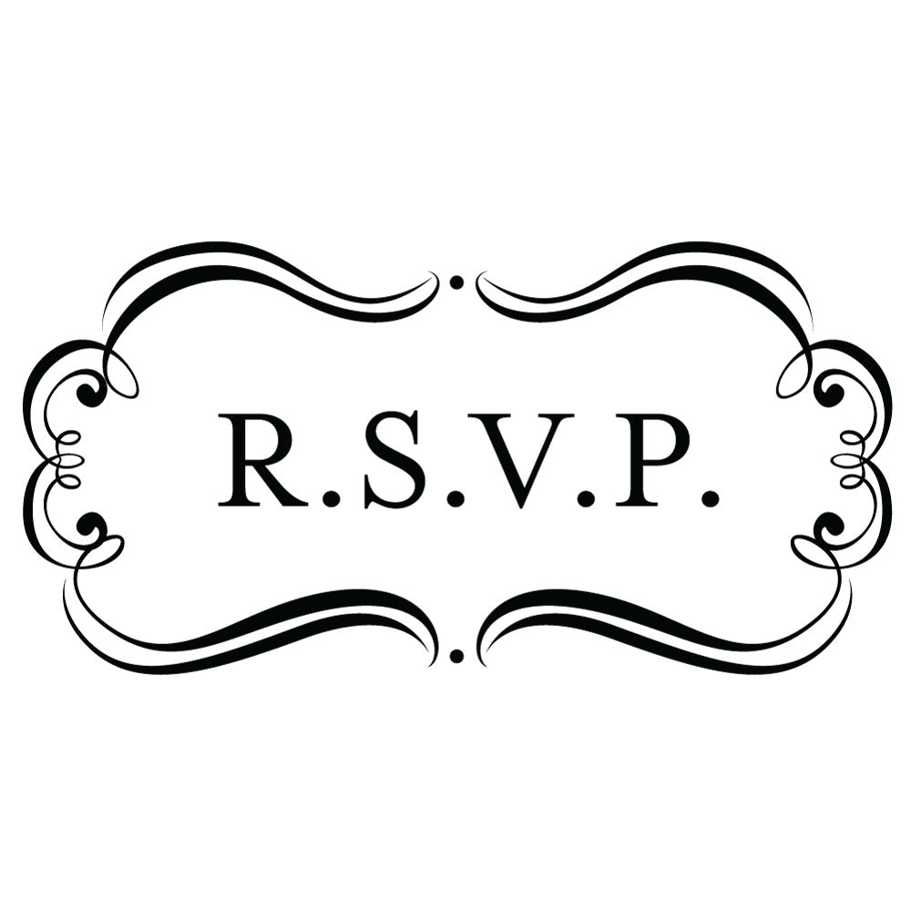 Bridal Amore Suite RSVP Wedding Mix & Match Designer Stamp