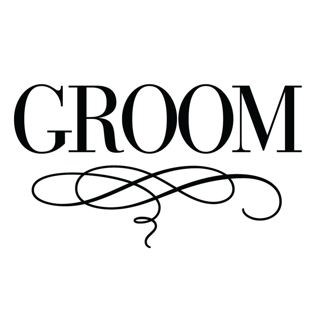Bridal Luxe Suite Groom Wedding Mix & Match Designer Stamp