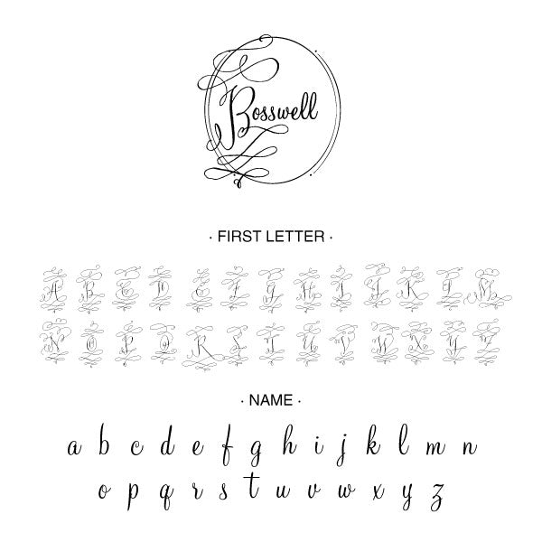 Round Name wedding Custom Designer Stamp