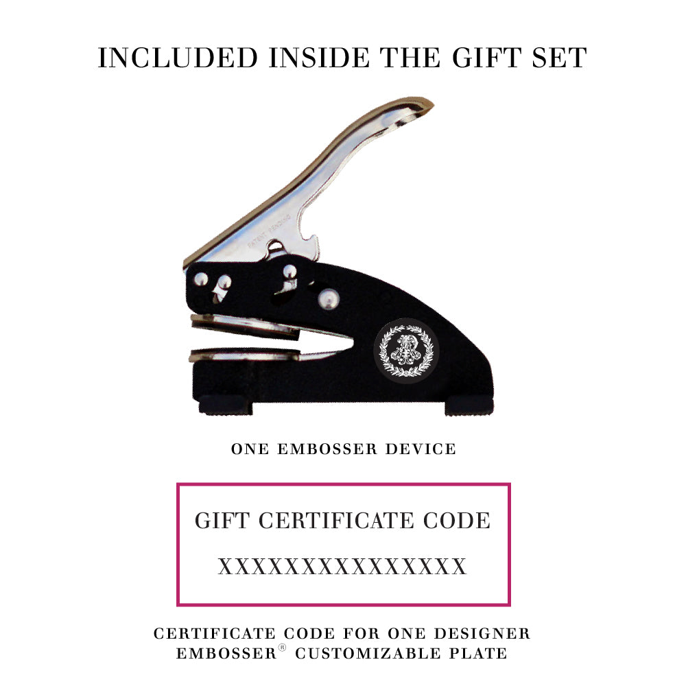 Designer Embosser™ Custom Gift Set from Alexa Pulitzer