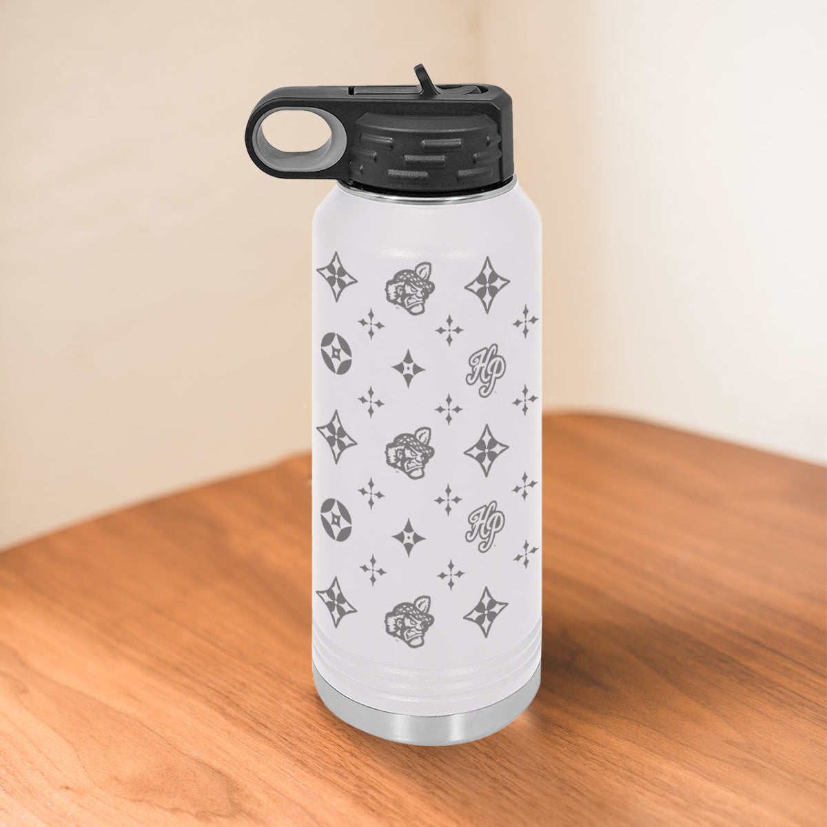 Simple Modern Summit Water Bottle 32 Oz Etched Cup Laser Engraved Floral  Garden Wrap 