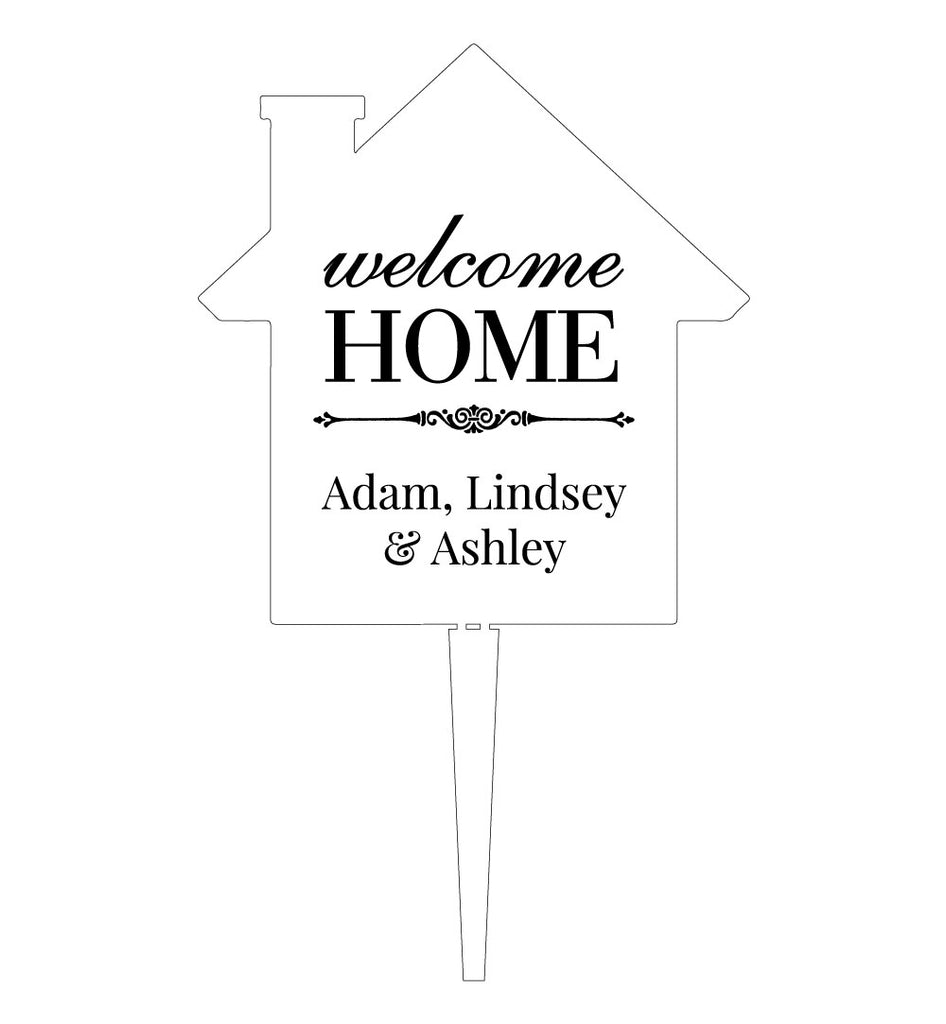 Welcome Home Cupcake Topper