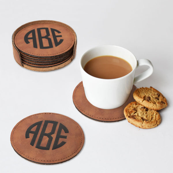 Monogram Acrylic Coaster Set – Artisan Stamp