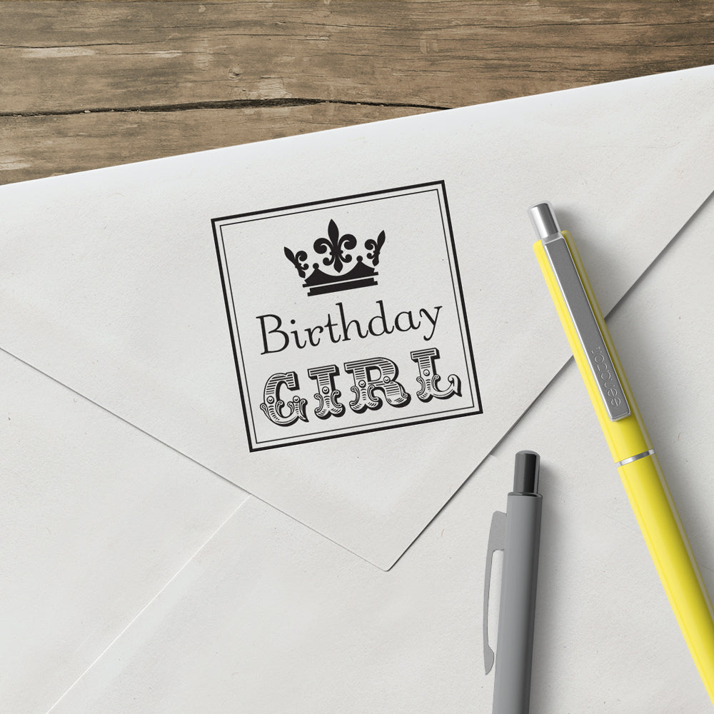 Square Salutations Birthday Mix and Match Designer Stamp Clip from Artisan Stamp