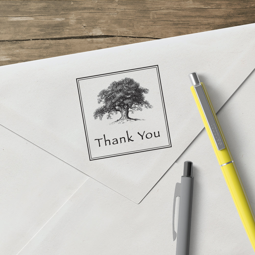 Salutations_Oak Tree Thank You Stamp
