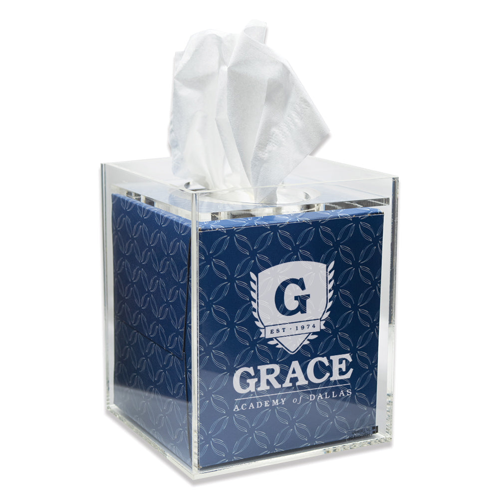 Acrylic Grace Tissue Box Holder