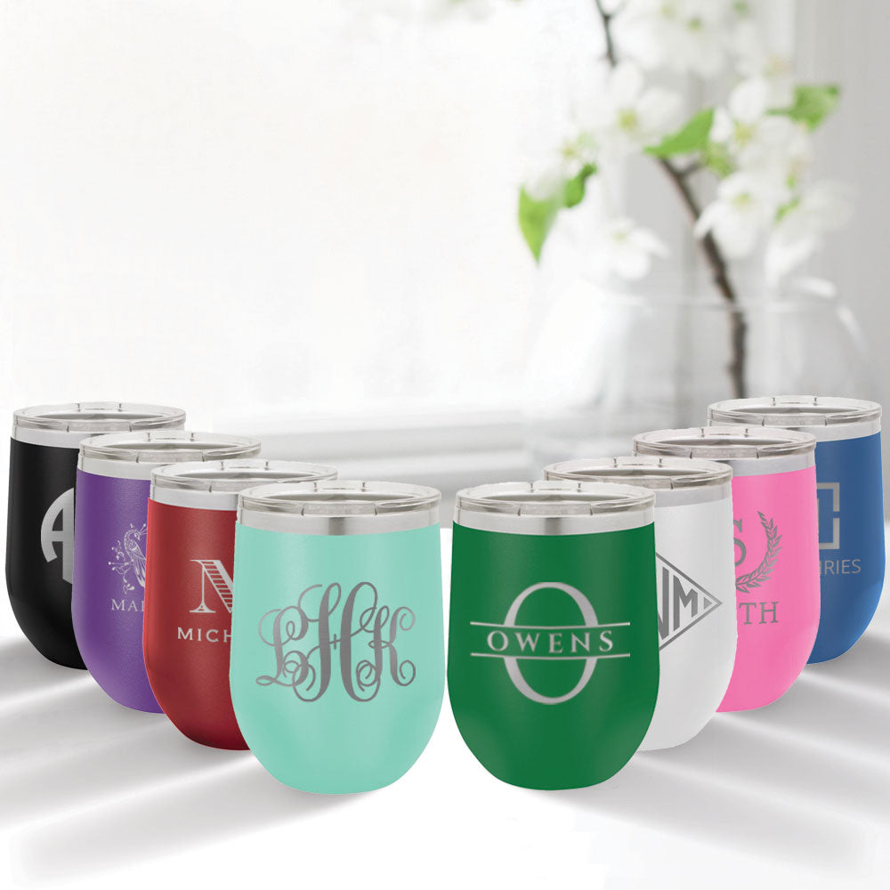 Custom Engraved 12 oz Tumbler – Artisan Stamp