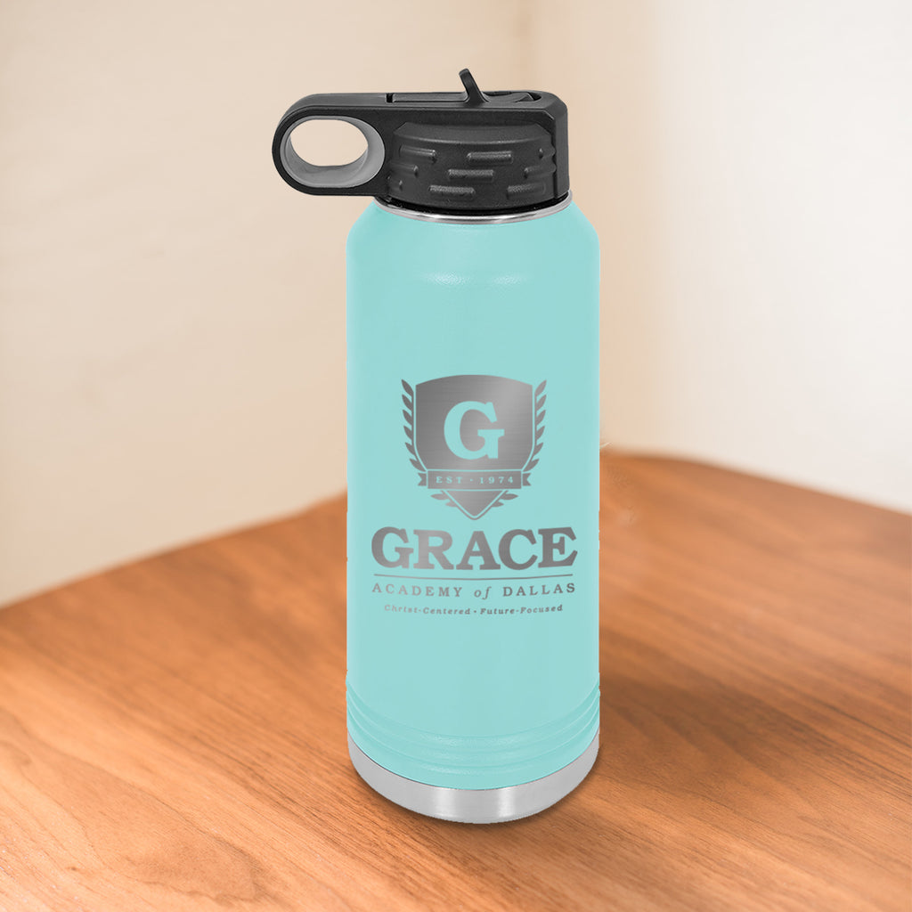 Engraved Grace 32 oz Water Bottle