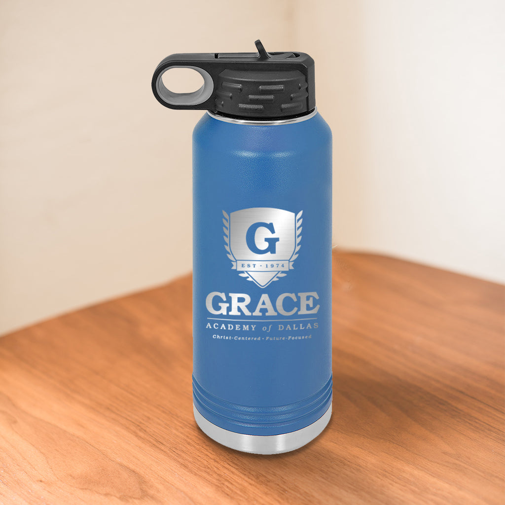 Engraved Grace 32 oz Water Bottle