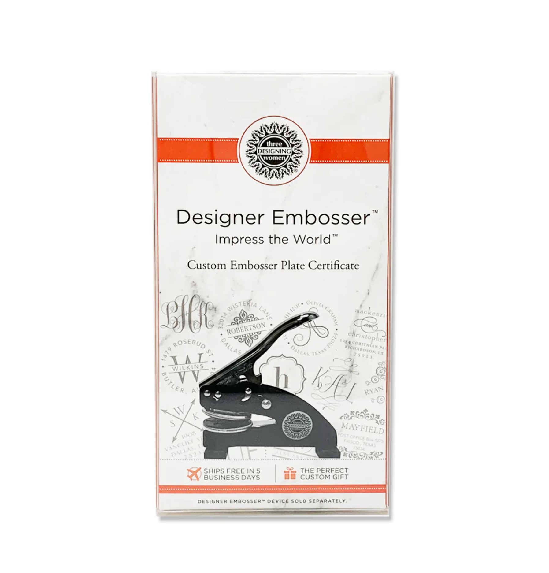 Designer Embosser® Custom Gift Set – Artisan Stamp
